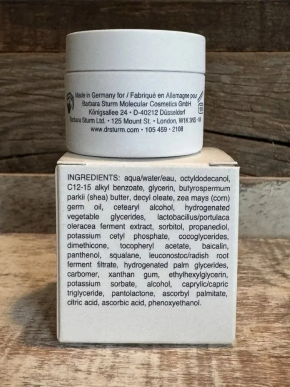 Dr.‎ Barbara Sturm Molecular Cosmetic Face Cream 3.5 mL Mini | NEW | MSRP $40